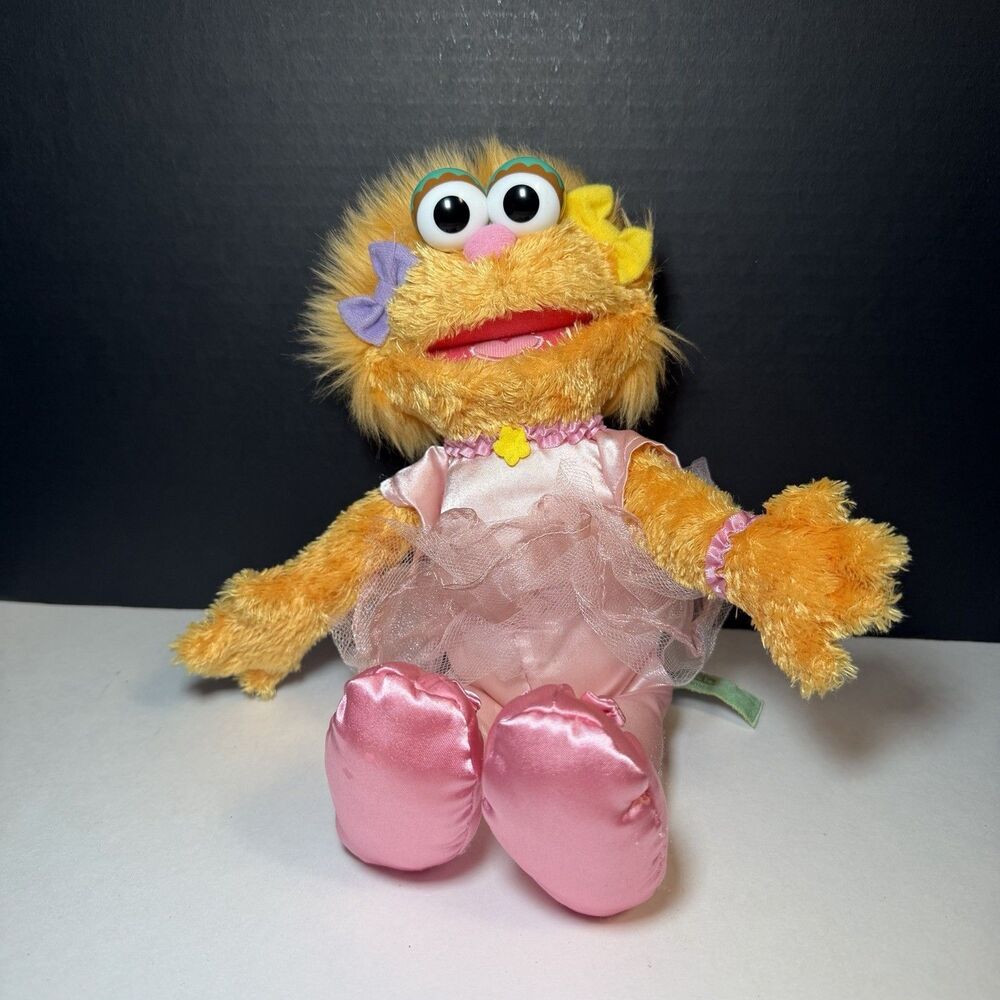 Sesame Place Zoe Plush Pink Ballerina 12” Sea World Exclusive 2020